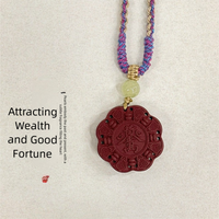 Attract Wealth and Fortune Amulet Braided Rope Necklace